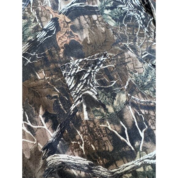 Camoflauge Long Sleeve Pocket T Shirt Extra Large - Picture 4 of 6